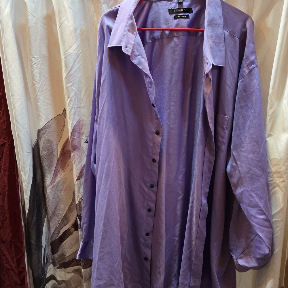 Synrgy Lavender Non-Iron Shirt